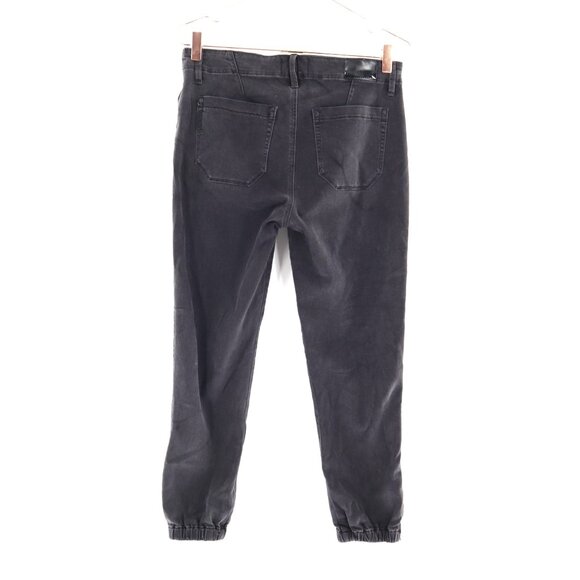 Paige Mayslie Jogger Pants Womens 28 Black Weekender Moto Racing Elevated Basic - Picture 6 of 16